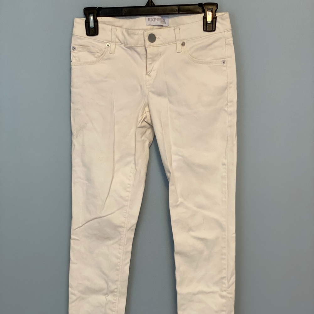 Winter white express jean legging